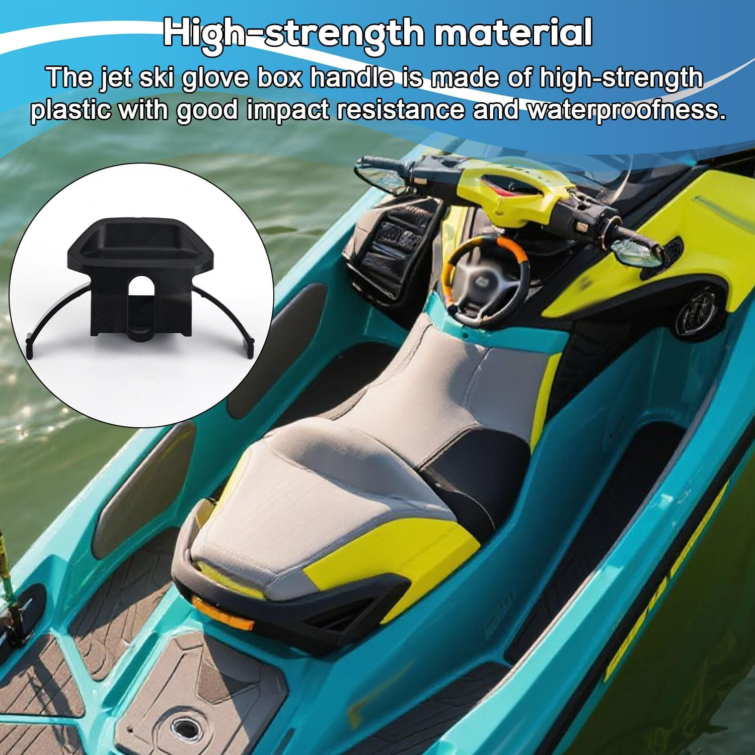 264000133 Jet Ski Glove Box Latch, Durable Glove Box Latch Replacements Accessories Compatible with Sea Doo New GTX RXT Wake Pro Fish Pro image number 3