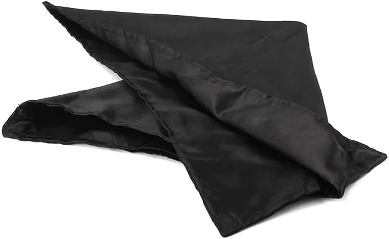 Milesmagic Magician'S Deluxe Coin Production Hanky Gimmick (Black Handkerchief) Mid Air Magic Trick image number 1