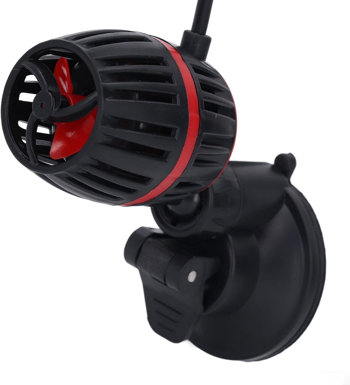 Aquarium Wave Maker, 4 Gears Adjustable Circulation Pump for Saltwater and Freshwater Fish Tank, Power Head (Black) (White)