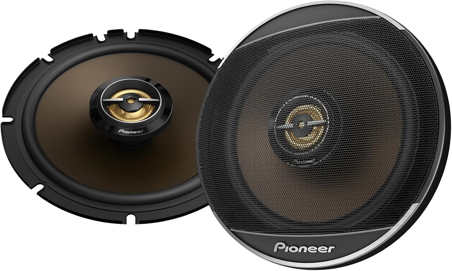 PIONEER A-Series MAX TS-A693FH, 2-Way Coaxial Car Audio Speakers, Full Range, Clear Sound Quality, Easy Installation and Enhanced Bass Response, Full Gold Colored 6&rdquo; X 9&rdquo; Oval Speakers image number 3