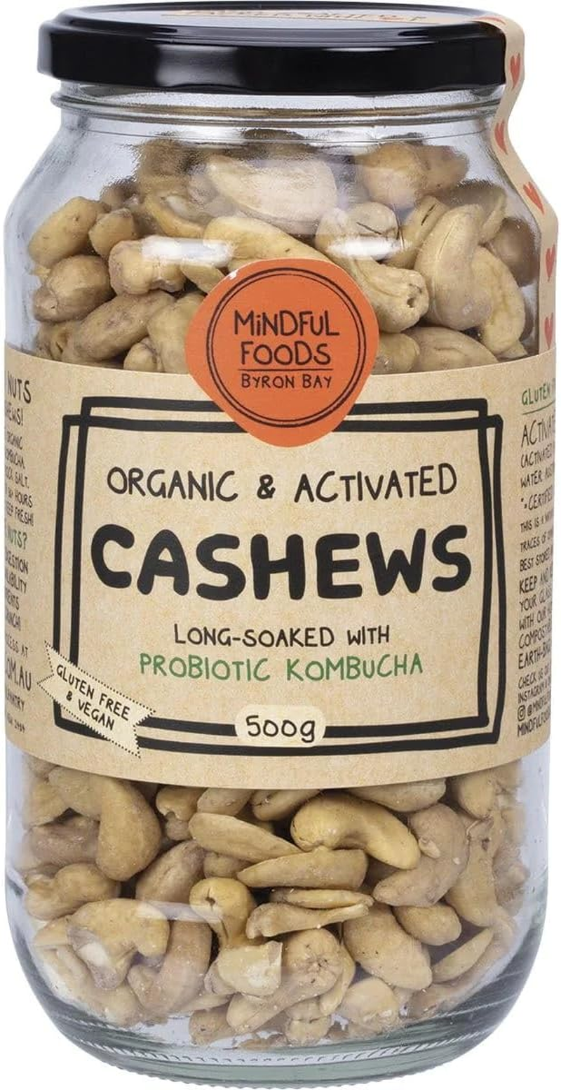 Mindful Foods Organic & Activated Cashews 500 G image number 1