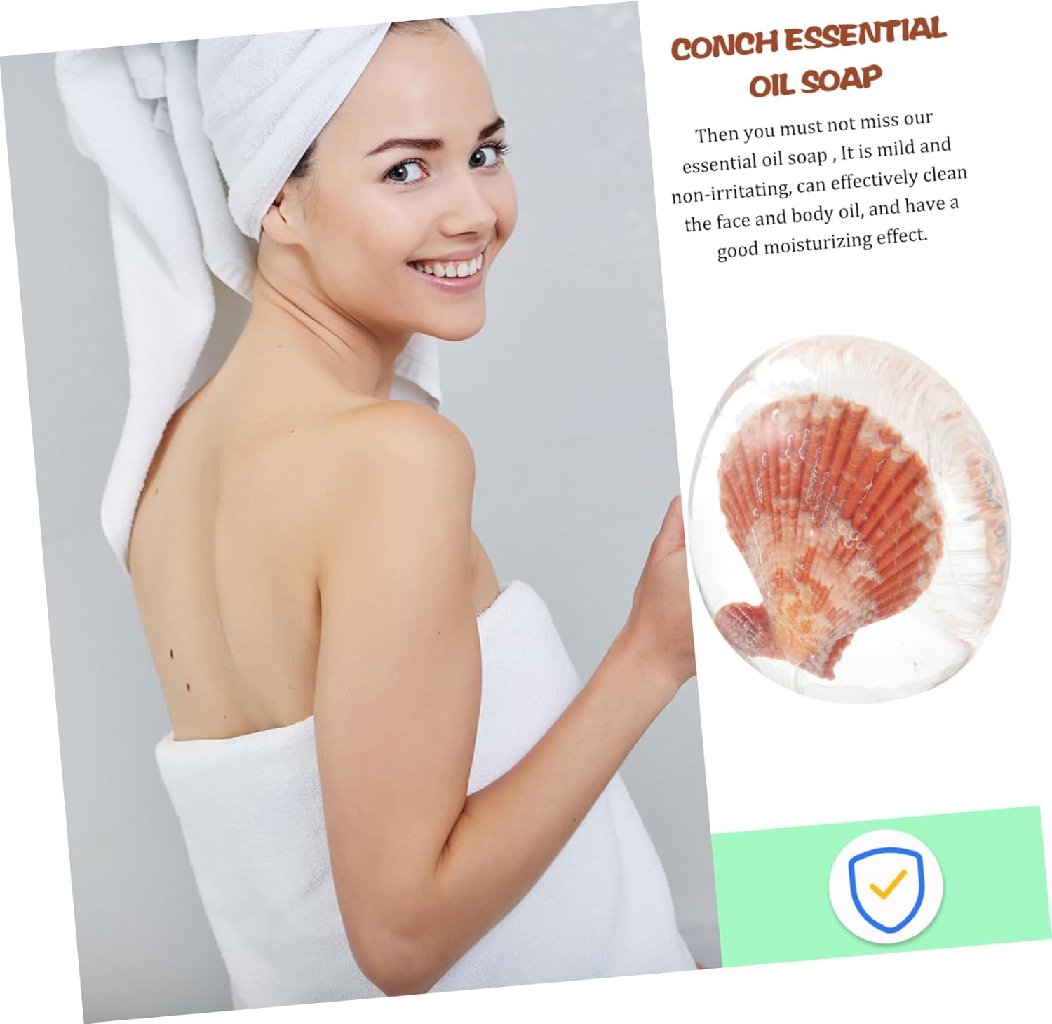 FOMIYES 1Pc Acid Soap for Gentle Face Washing and Bathing for Skin Types Nourishing Essential Oil Formula Compact and Travel-Friendly image number 6