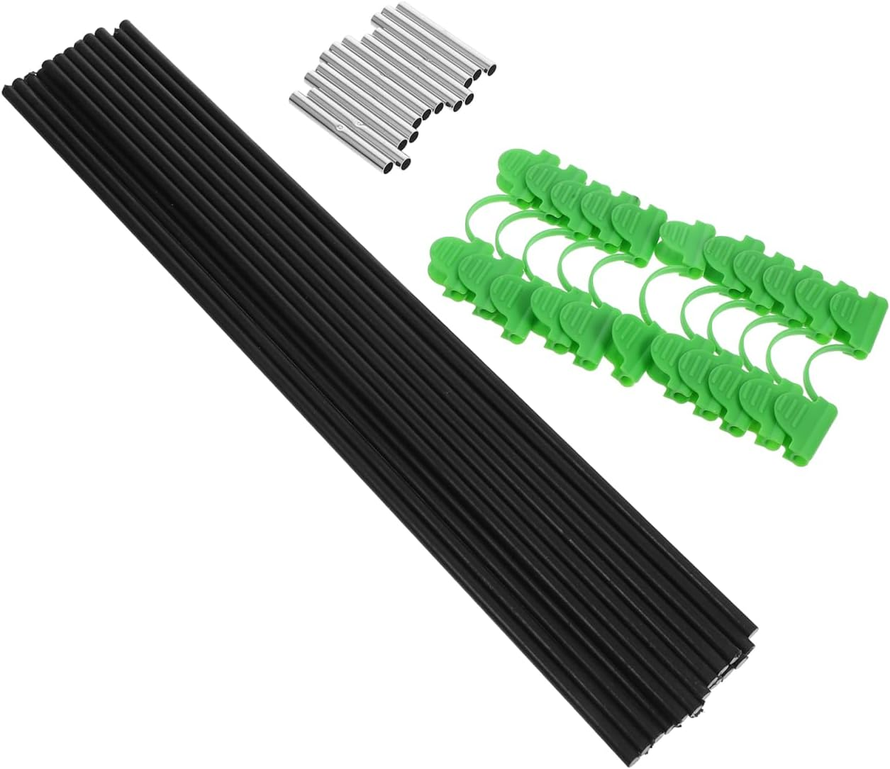 Abaodam Greenhouse Hoops Arch Set, Support Hoops Frame for Garden Fabric, DIY Plant Support Stakes, Gardening Supplies, 18Pcs image number 4