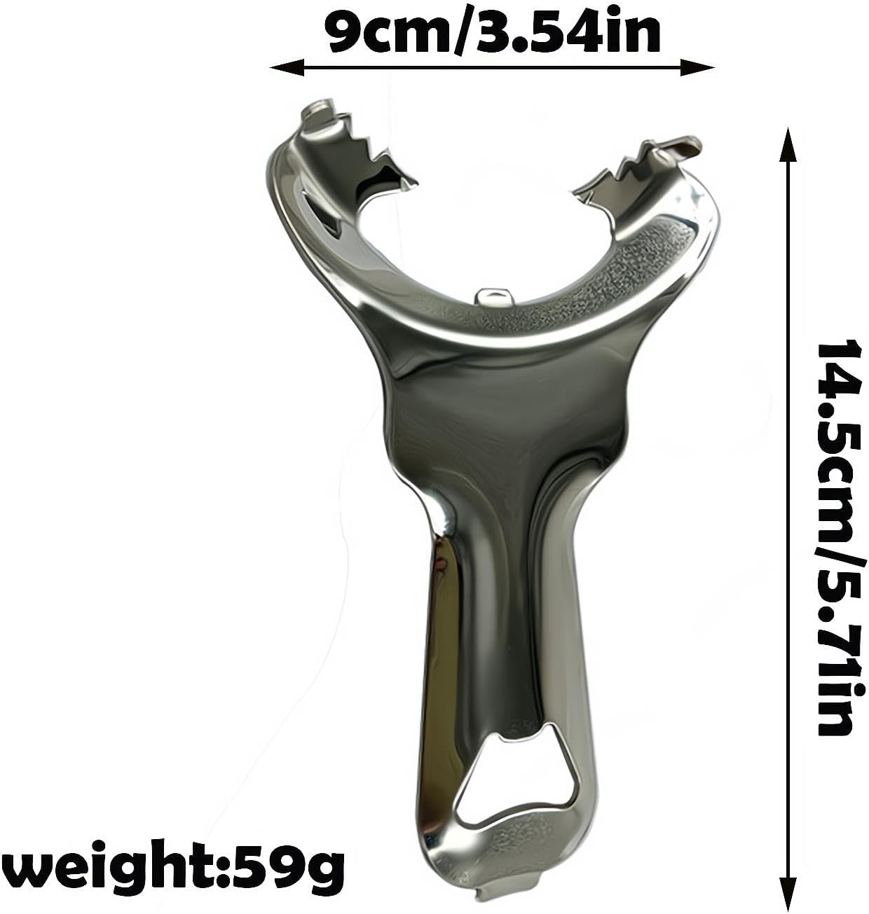 Mason Jar Opener, Multi-Purpose Bottle Opener for Various Lids, Easy Twist Manual Handheld Top Remover (1 Pack)