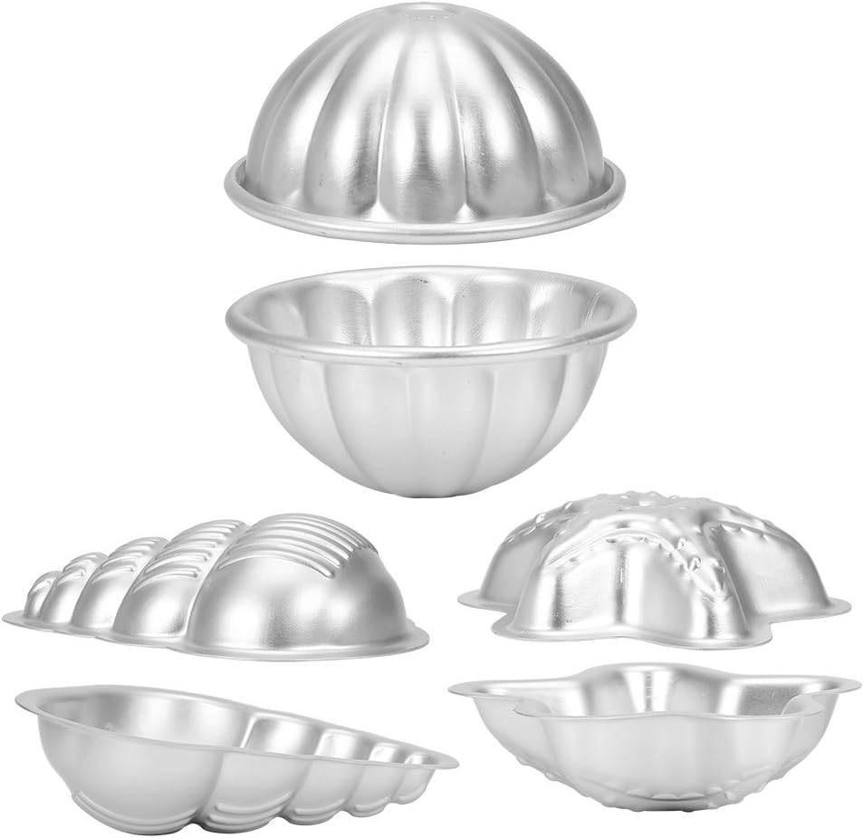 2 Pcs Bath Bomb & Soap Mold, 10Cm / 3.94 Inch DIY Metal Bath Bomb Molds, Handmade Fizzy Crafting Tool, DIY Crafts, Soap, Cake, Ice Cream, Baking and Candle Making Supplies (Sea Star) image number 4