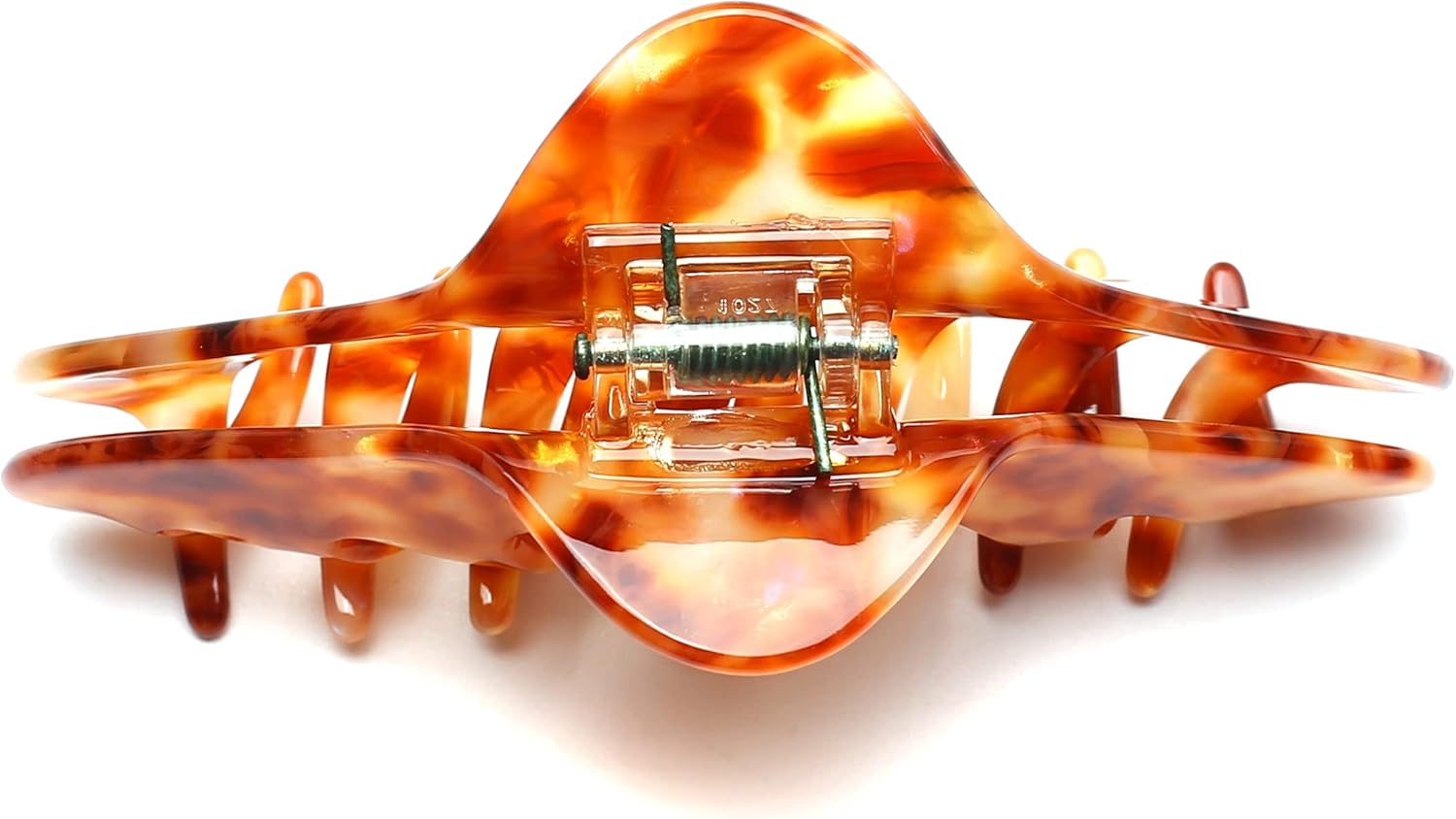 Qingoo Large Acetate Hair Clip Beautiful Women'S Hair Clip Headpiece Elegant Hair Accessory (Wine Red) image number 6