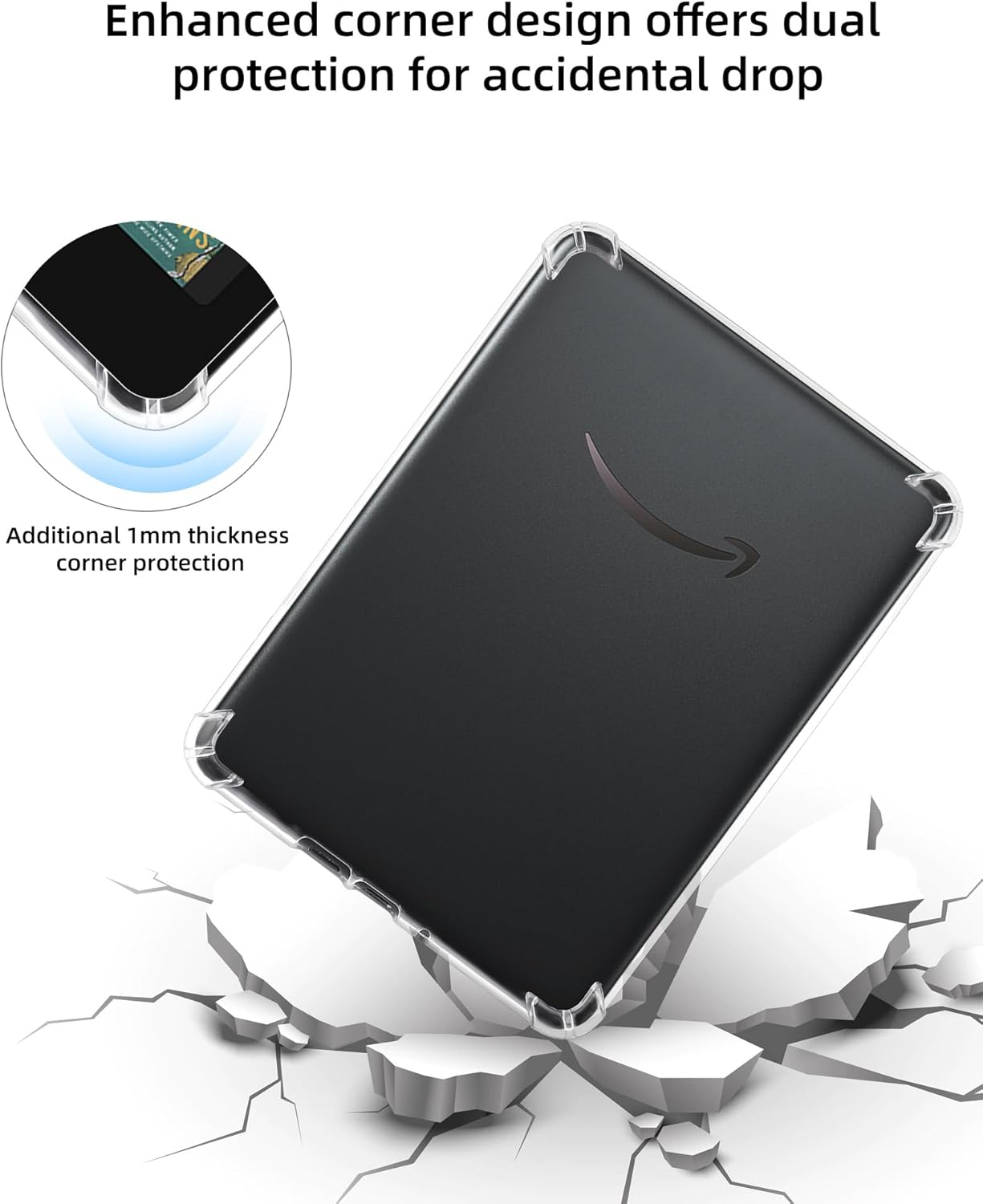 WALNEW Clear Case for 7&rdquo; All-New Kindle Paperwhite 12Th Generation 2024 and Kindle Paperwhite Signature Edition 2024, Ultra Slim Soft Transparent Back Cover - Christmas image number 4