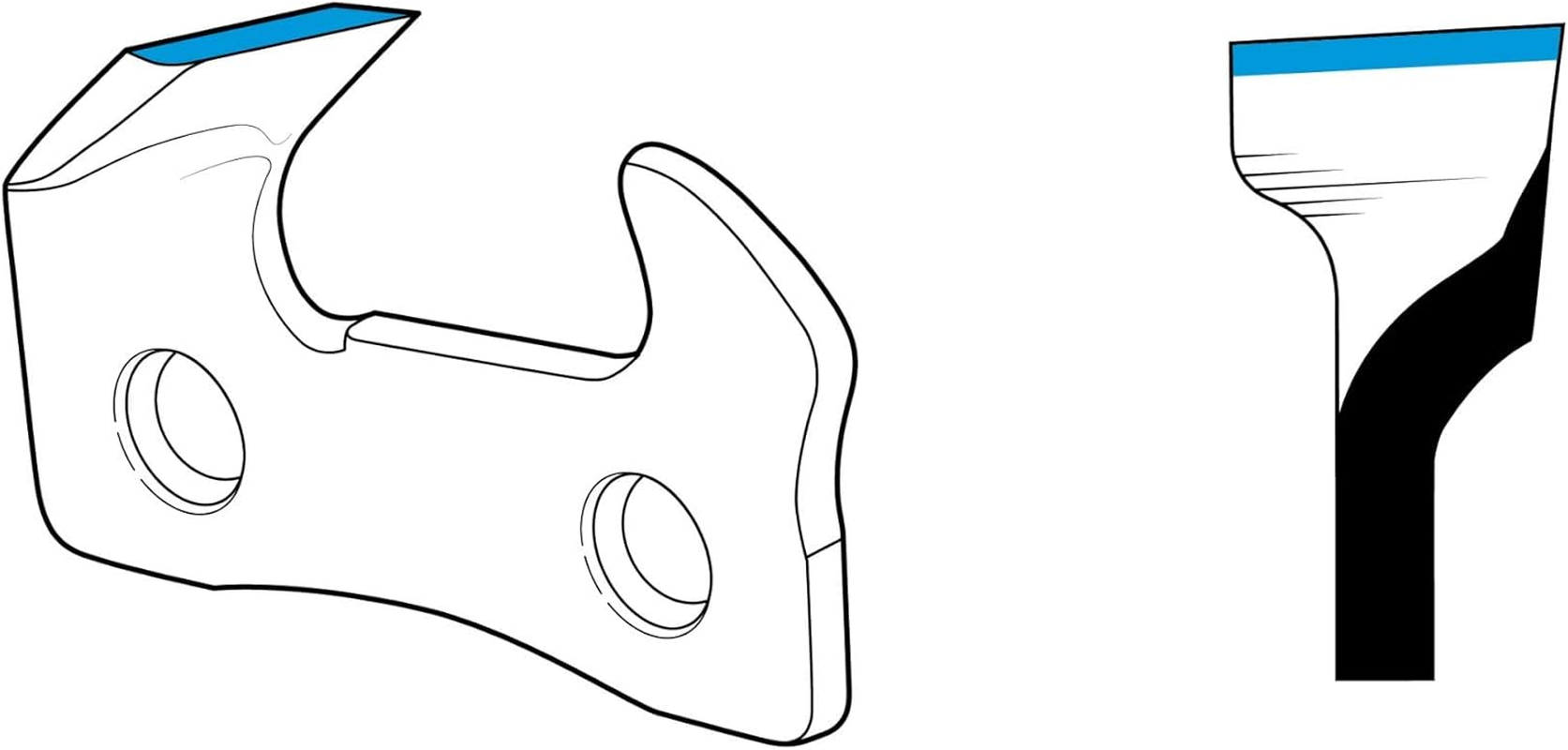 Oregon 16-Inch Powersharp Starter Kit with Bar, Sharpener, and 55 Drive Link Powersharp Chain, 3/8" Low Profile, 050" Gauge, Portable Sharpening Tool for Chainsaws (541655) image number 4