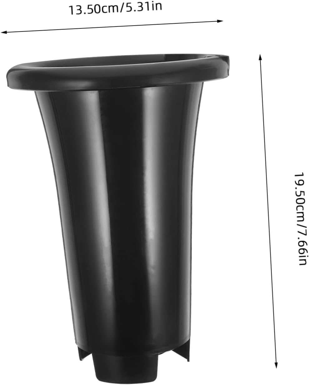 OFFSCH 12Pcs Large Gardening Pots Planting Pots Flower Drainage for Indoor Outdoor Flowers Holder Garden Supplies image number 5