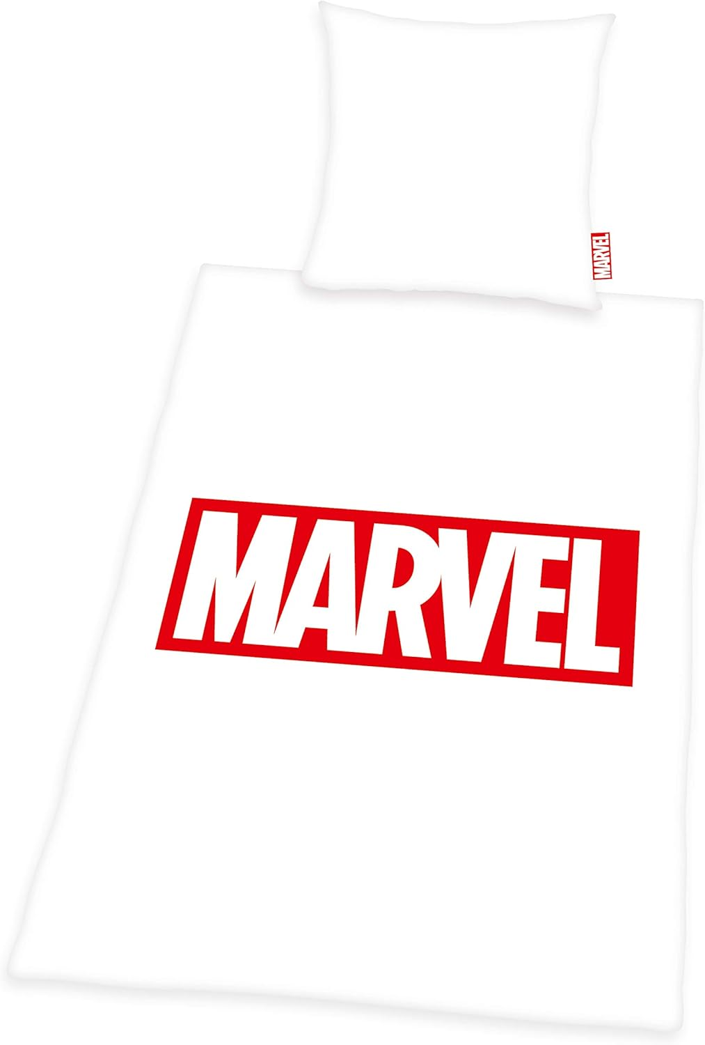 Herding Marvel Bedding-Set, Duvet Cover 140 X 200Cm, Pillow Case 70 X 90Cm, Cotton/Renforc&eacute;, White image number 2