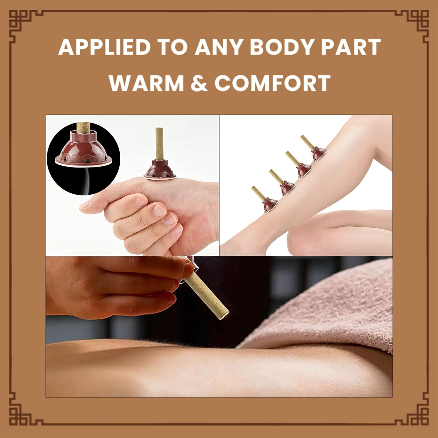 7 Years'Old Pure Moxa Roll Strip for Moxibustion Ai Ye Chinese Wormwood, Moxa Sticks, High Purity 40:1-60Pcs image number 2