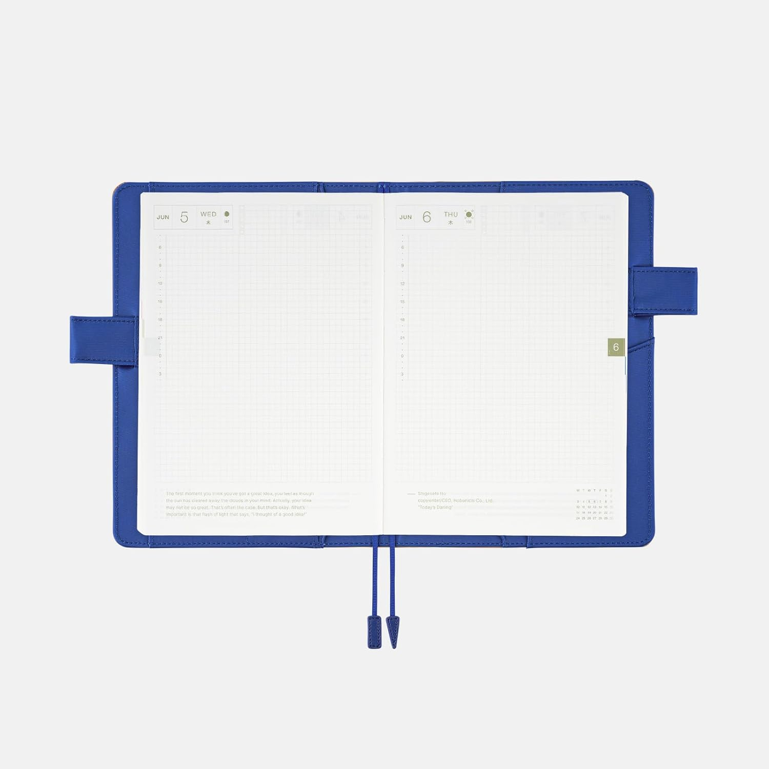 Hobonichi Techo Cousin Cover [A5 Cover Only] Colors : Horizon Brown image number 2