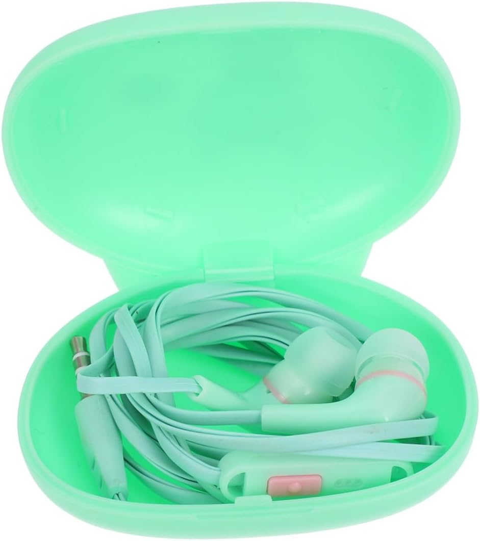 TOBBOMEY In-Ear Wired Earphones with Microphone and Remote Control Compatible Earbuds for Phones Earbuds for Music Calls Gym Travel and Daily Use image number 5