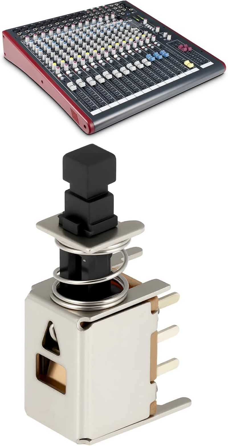 Create Idea 10Pcs 6Pin Latching Switch Compatible with Allen & Heath AL6824 Zed Series Mixer
