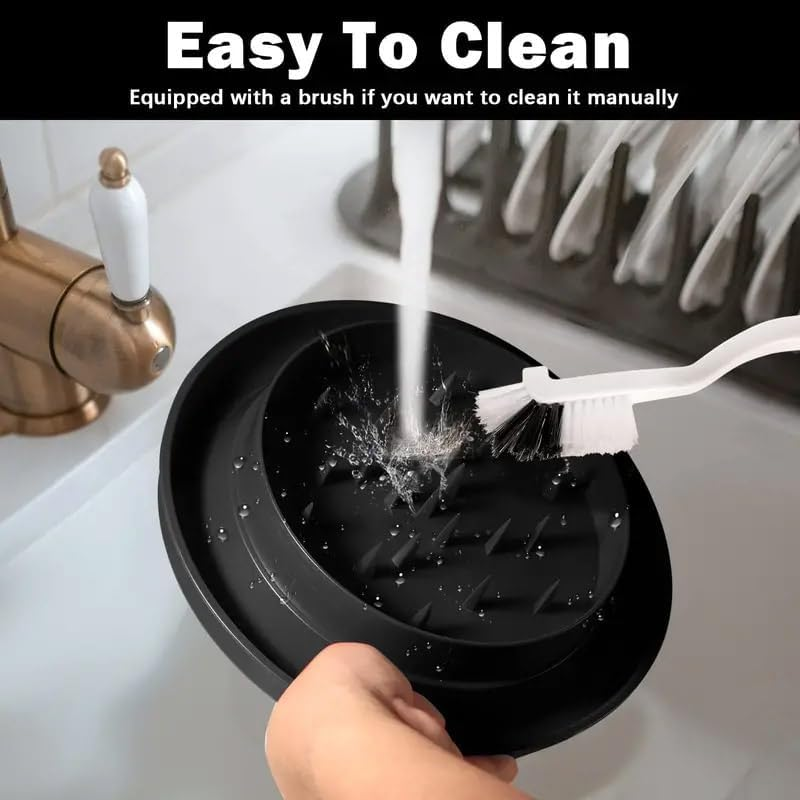 AIMALL Transparent Cover Chicken Breast Splitter, Meat Shredder for Chicken Breast and Beef Stuffing, Minced Meat Tearing Tool, 7.08X5.7X3.1Inch, Red or Black - Red image number 5