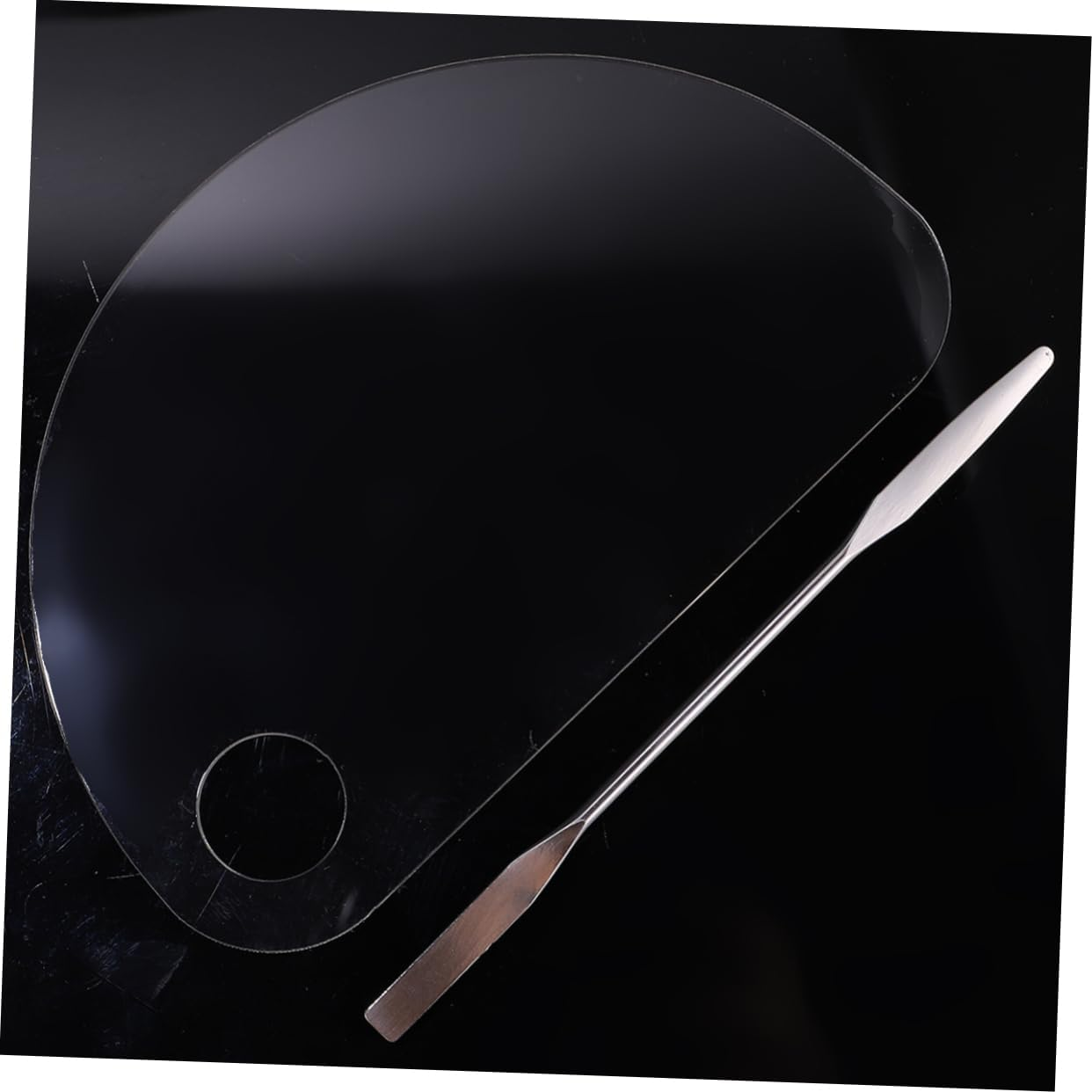 Beavorty Acrylic Nail Art Palette Nail Holder for Painting Diy Manicure Tool Quality Stainless Steel for Easy Art image number 5