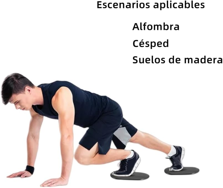 2Er Elliptisch Doppelseitige Gliding Discs, Fitness Disc Slides F&uuml;r Fitnessstudio, Zuhause, Yoga, Pilates, F&uuml;r Teppich, Fliesen, Laminat, Holzboden - Pink image number 4