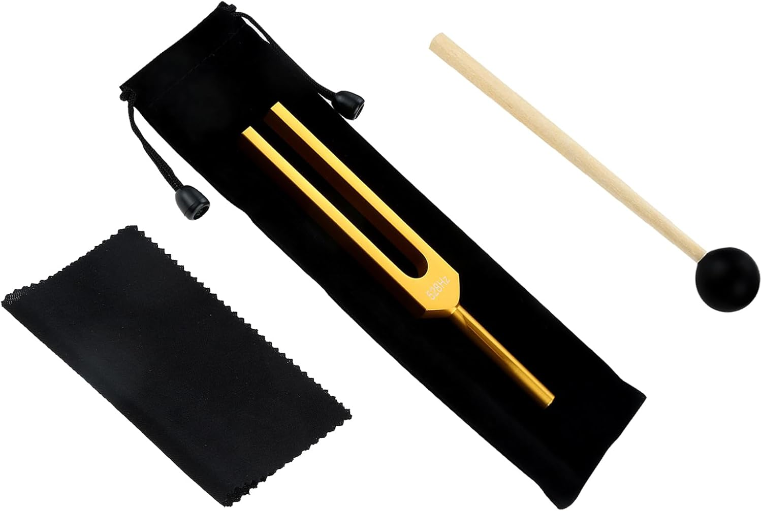 DRELD 440 Hz Tuning Fork, A440Hz Tuning Fork with Silicone Hammer Bag for Violin Guitar Tuner Instrument, DNA Repair Healing, Sound Therapy, Perfect Healing, Balancing, Healers, Vibration