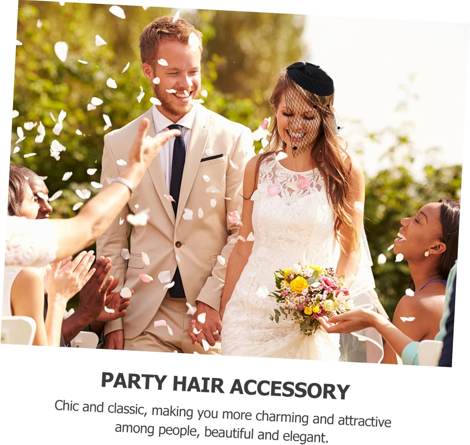 OHPHCALL 1 Set Cocktail Hat Retro Top Hat Derby Facinator Party S Vintage Fascinator S Pillbox Bride Headpieces for Wedding Mesh Hair Decoration Prom Polyester Mesh Women'S