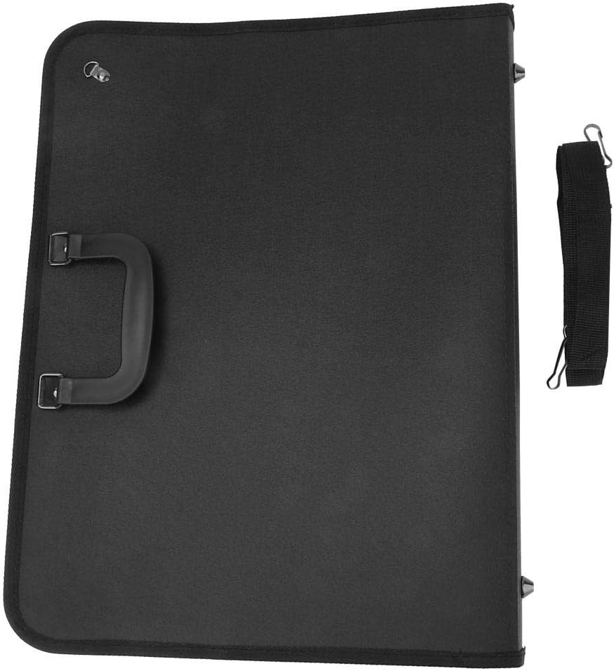 Painting Board Bag, PVC Portable Art Portfolio Case Bag A3 Drawing Sketch Board Storage File Bag Document Carry Case Artist Portfolio Case image number 6