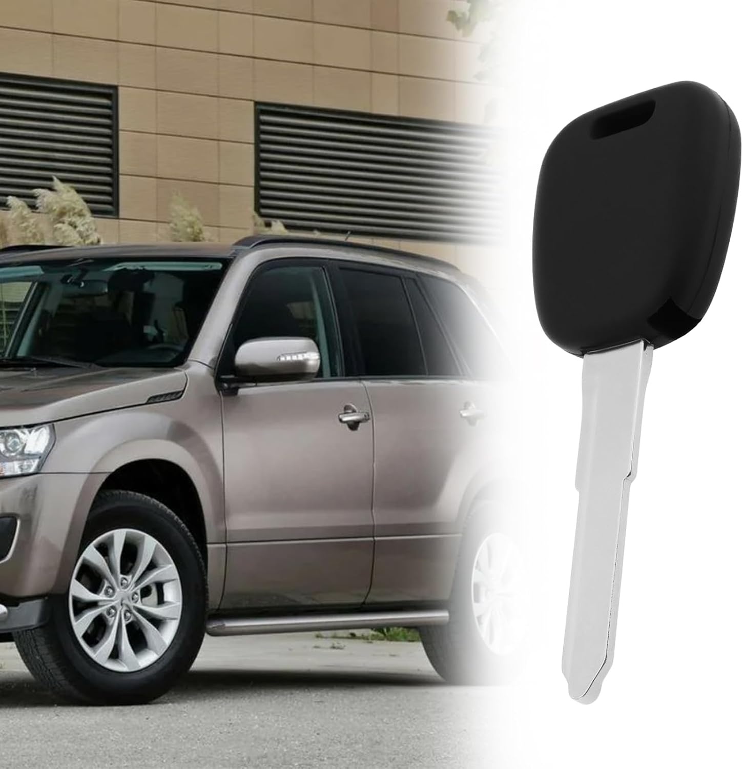 2X Replacement Uncut Ignition & Door Key Blanks SUZ20-P Compatible with Suzuki image number 1