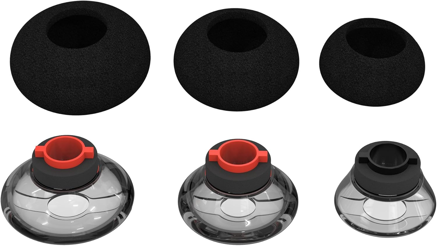 Wiki VALLEY Eartips Replacement for Plantronics Voyager 5200,Earphone Kits Earpads for Voyager 5200 Headphone [24 Month Warranty] (Three Size) - Large Size image number 4