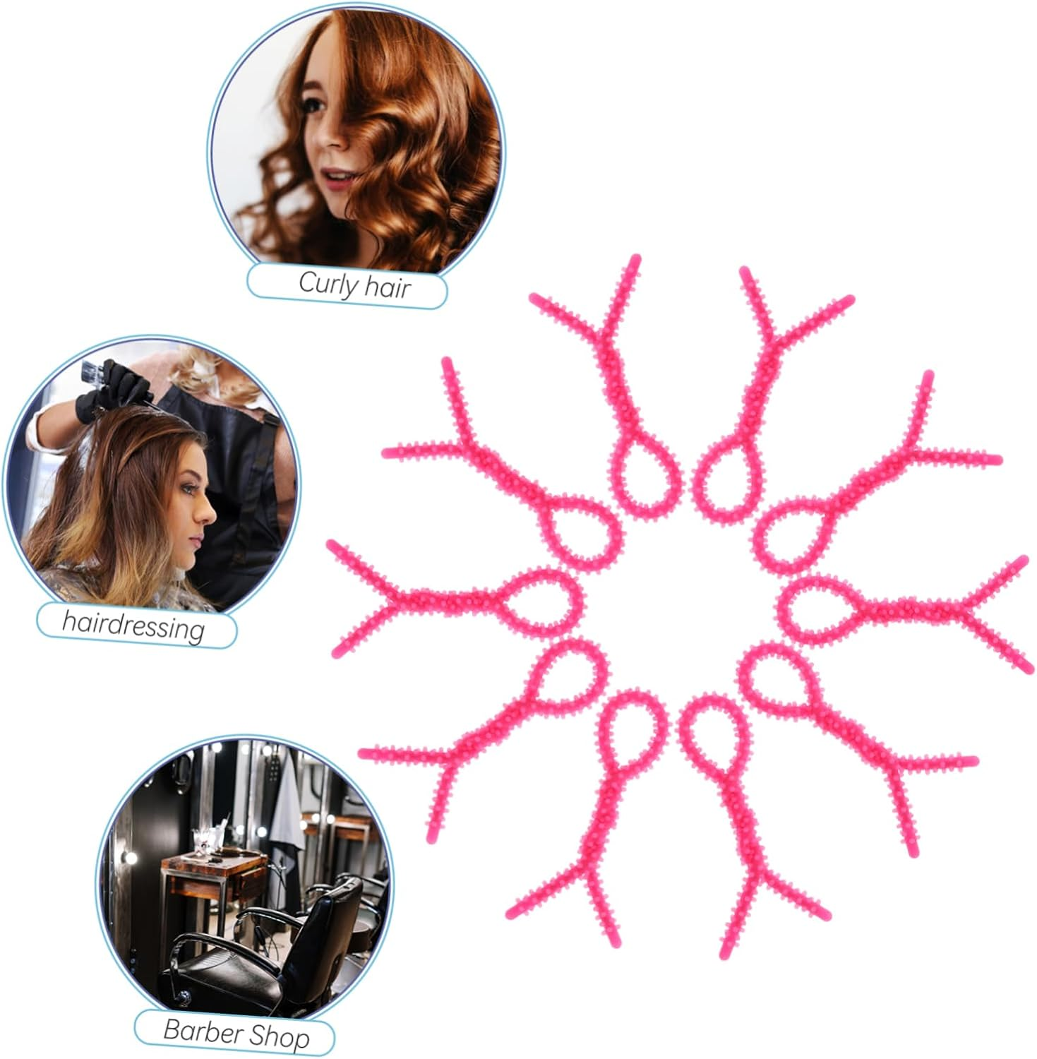 IWOWHERO 50 Pcs Spiral Perm Rods Compact Hair Curlers for Lightweight Hair Styling Tools for Home and Travel image number 6