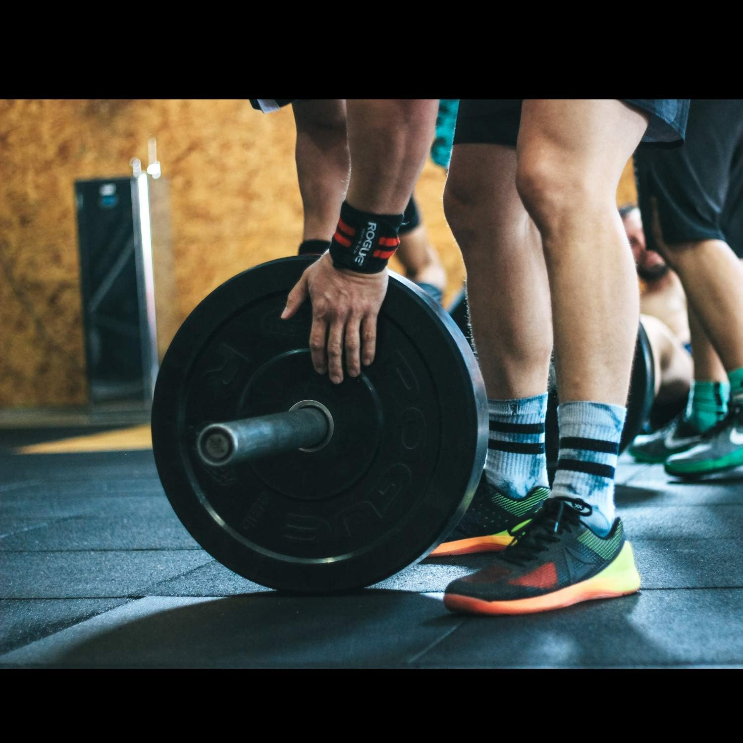 HCE Olympic Weight Plates and Bar Holder - Tree Rack Olympic Barbell Weights Storage with 6 Weights Holder and 1 Standing Bar Holder - Max Capacity of 350Kgs - Heavy-Duty Steel Fitness Gym Equipment Organiser image number 2