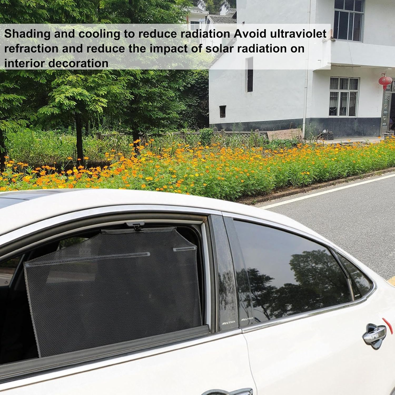 Wesleyyy Car Side Window Sun Shade | Automatic Lifting Privacy Covers - UV Protection Cover for Automotive Truck Napping Sleeping Daily Commuting Road Trip Travel image number 3