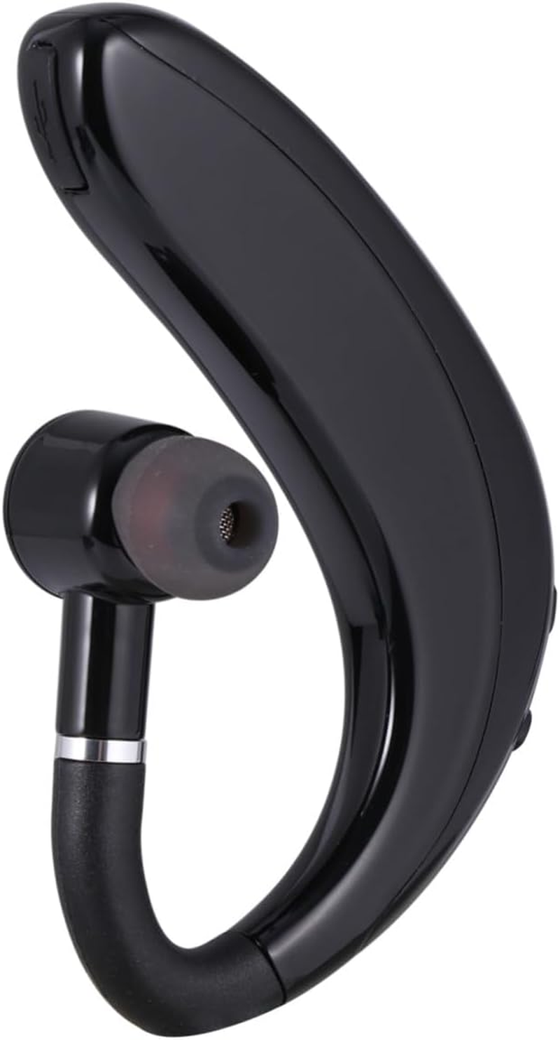 Angoily Long Battery Life Wireless Earphone Single-Side Earpiece Lightweight Headset for Driving Running and Workout Compatible with Devices Black image number 1
