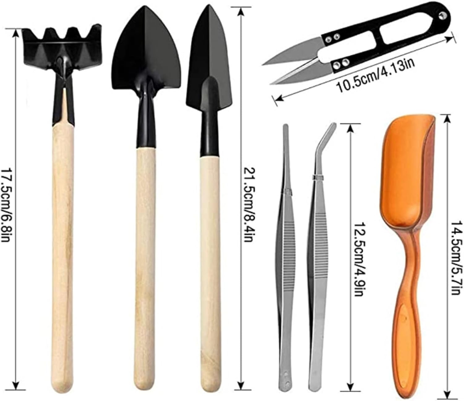 JMEDIC Gardening Tool Set - Garden Plants Transplanting Supplies - Garden Plants Transplanting Supplies, Multifunctional Bonsai Tool Kit for Potting
