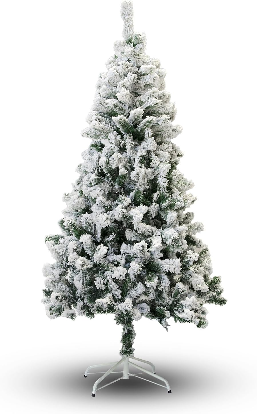 Perfect Holiday Christmas Tree, 8-Feet, Flocked Snow
