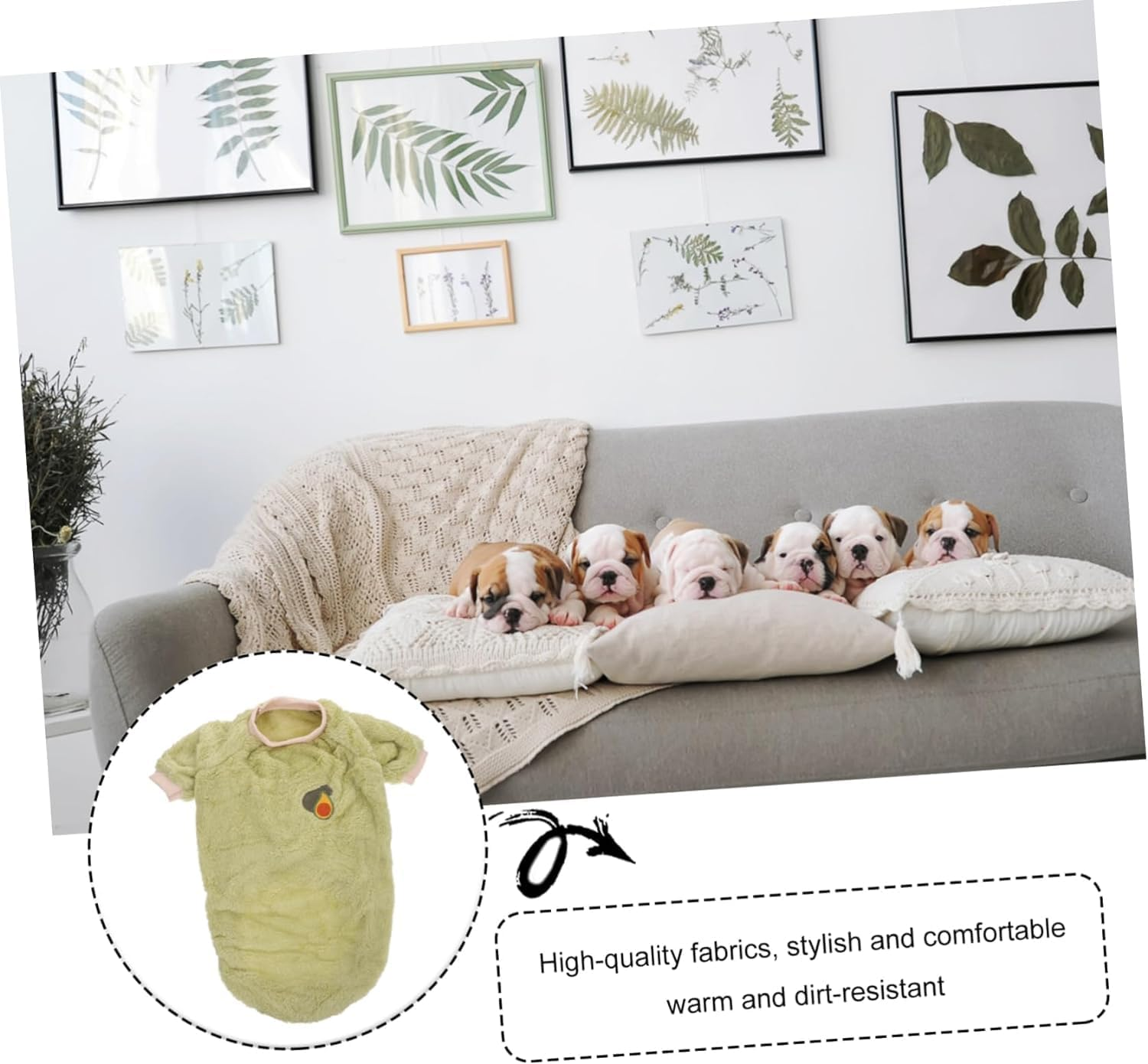 1Pc Clothes for Pets Dog Coat Dog Clothing Winter Pet Clothes Girls Pajamas Dog Sweaters for Small Dogs Wool Coat Fleece Nightgown Dog Vest Jacket Polyester Accessories Cartoon Dog