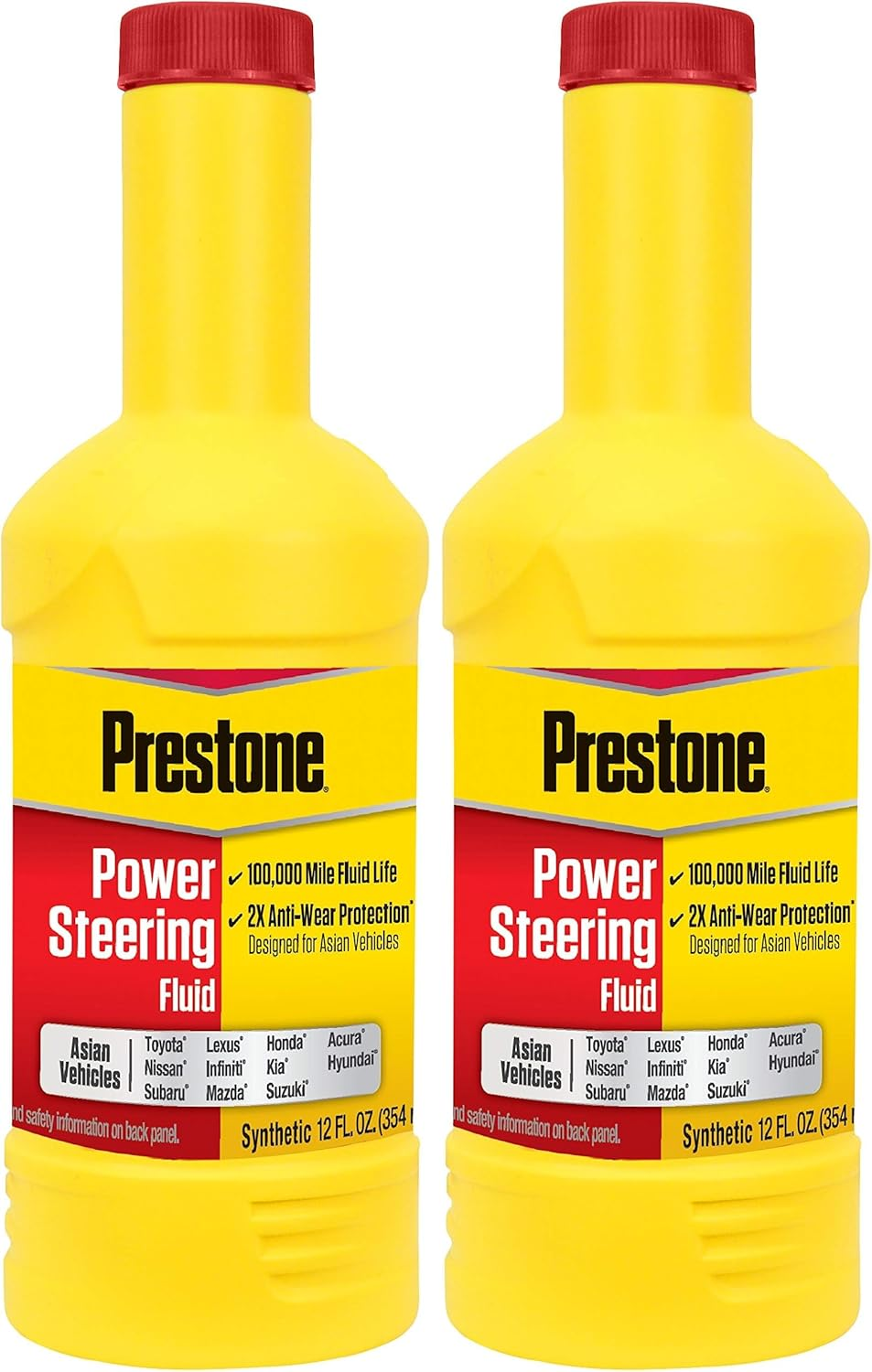 Prestone Full Synthetic Asian Power Steering Fluid 355 Ml
