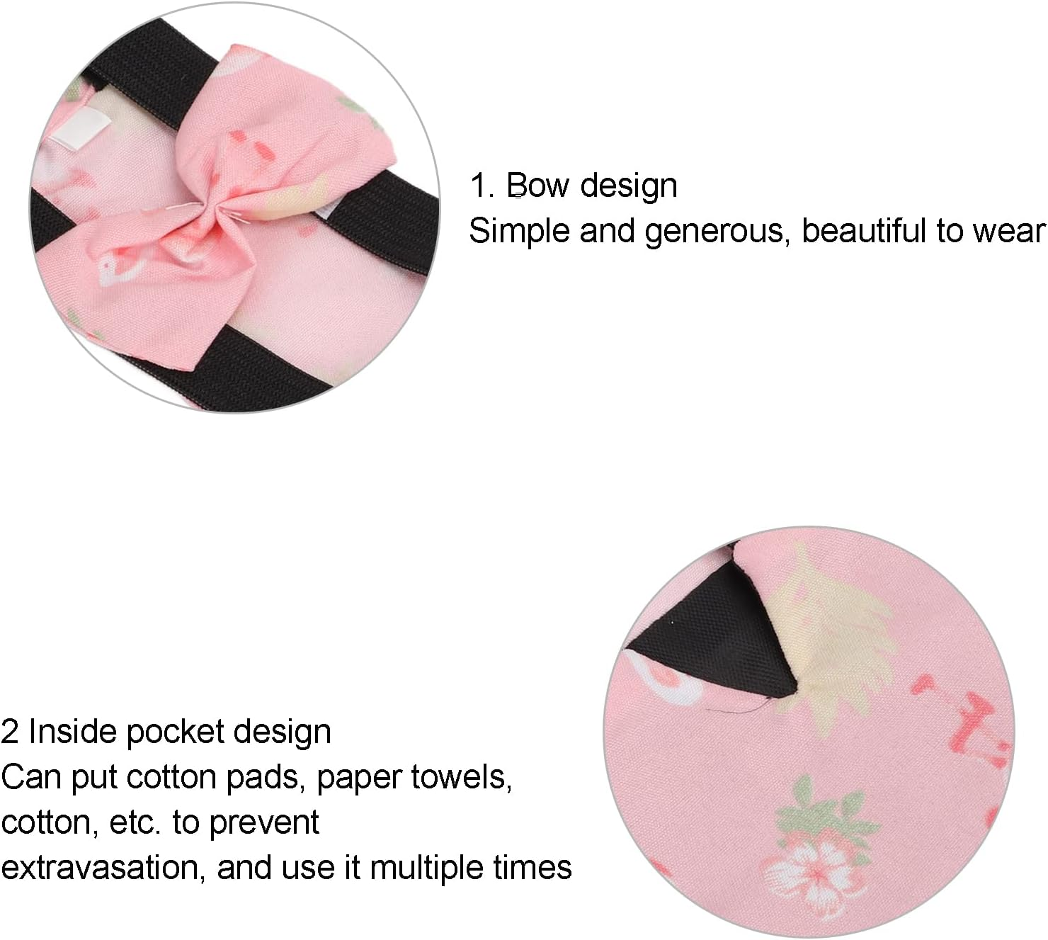 Chicken Nappy Clothes, Nylon Buckle Pet Duck Diapers Breathable Fashion Waterproof with inside Pocket for Chicken for Duck(Flamingo, L) image number 4