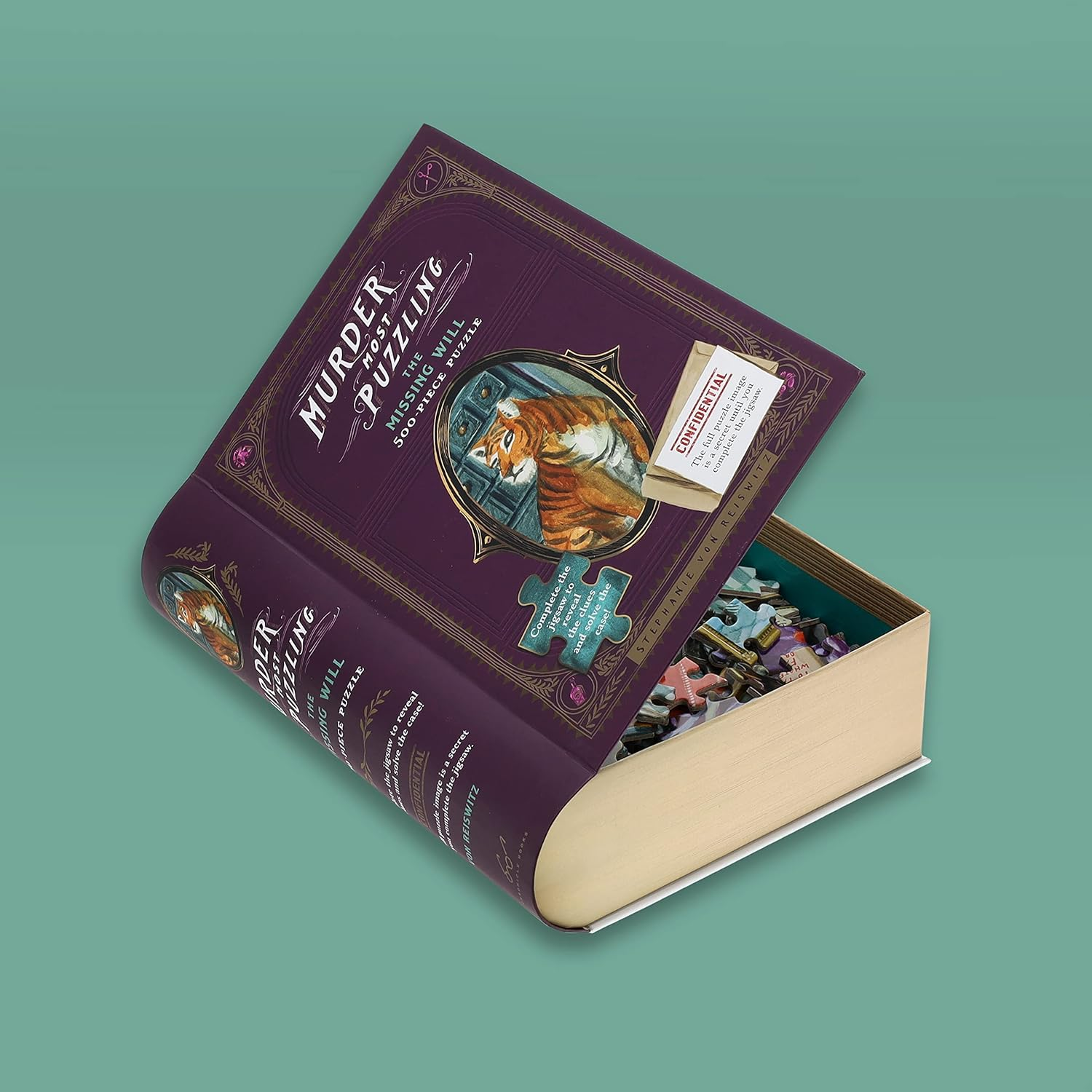 Murder Most Puzzling: the Missing Will 500-Piece Puzzle - The Clairvoyants' Convention image number 2