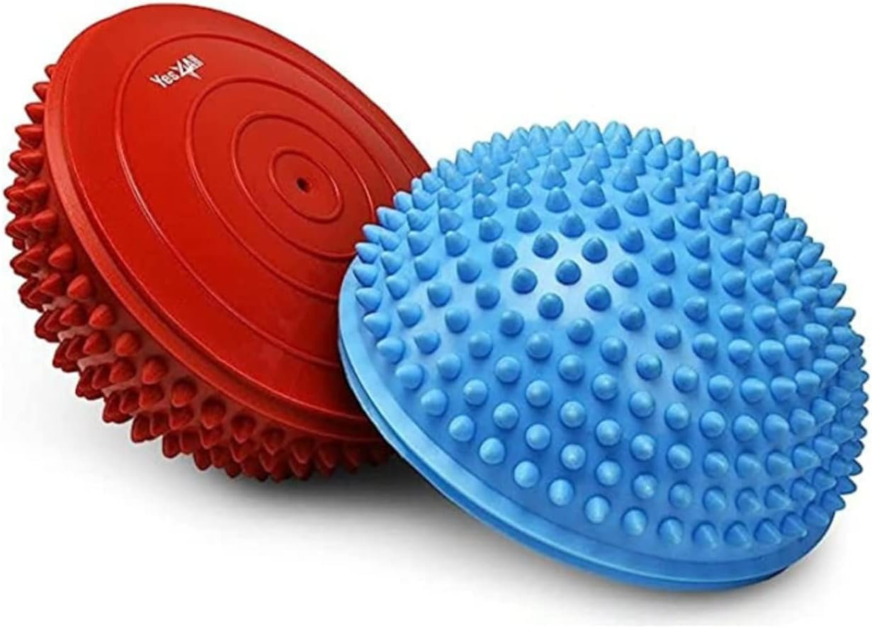 Yes4All 3 Shapes Hedgehog Balance Pods and Balance Disc, Rocky Balance, Stability, Core Strength, Coordination for Adults, Obstacle Course for Dogs image number 5
