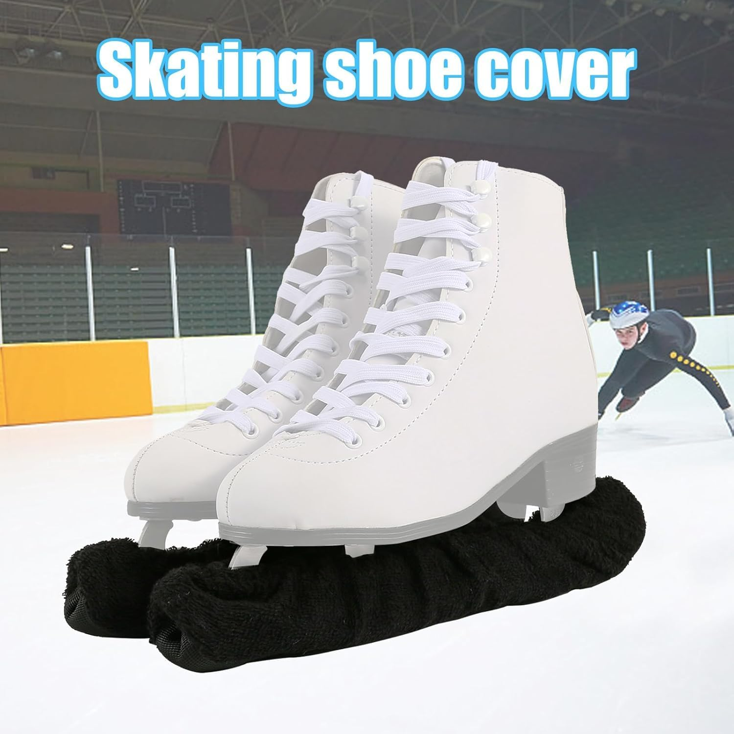 1 Pair Ice Skate Blade Covers, Suitable for Hockey & Figure Skates, Unisex Adult/Youth/Kids, Soft Protector Soaker Guards, Figure Skating Accessories & Safety Covers image number 3