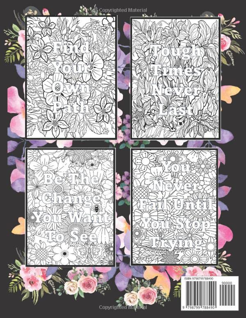 "RELAXATION" Stress Relief Coloring Book for Adults: Be Inspired While You Relax