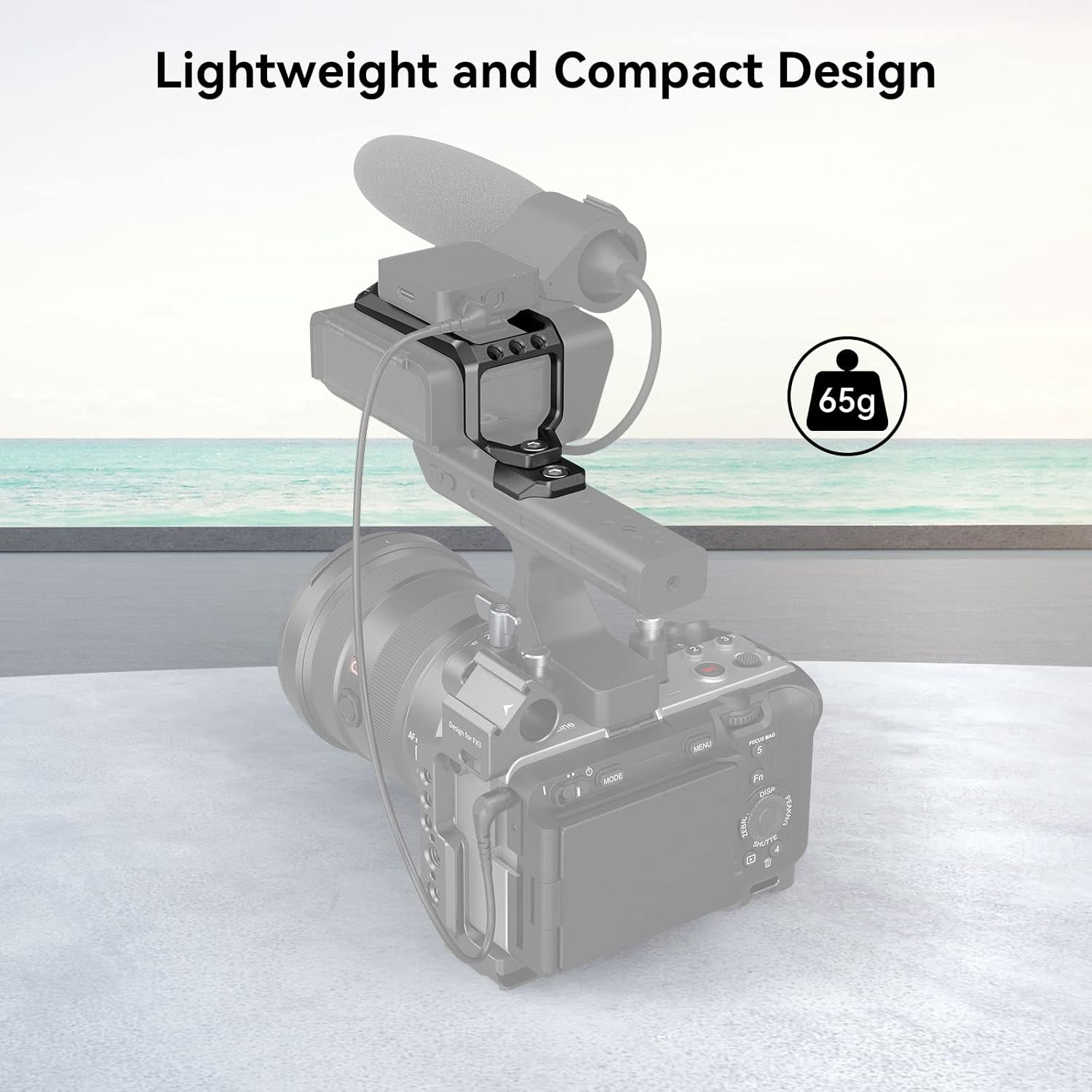 Smallrig FX3 / FX30 XLR Handle Top Plate for Sony FX3 / FX30 XLR Unit - MD3990 image number 6