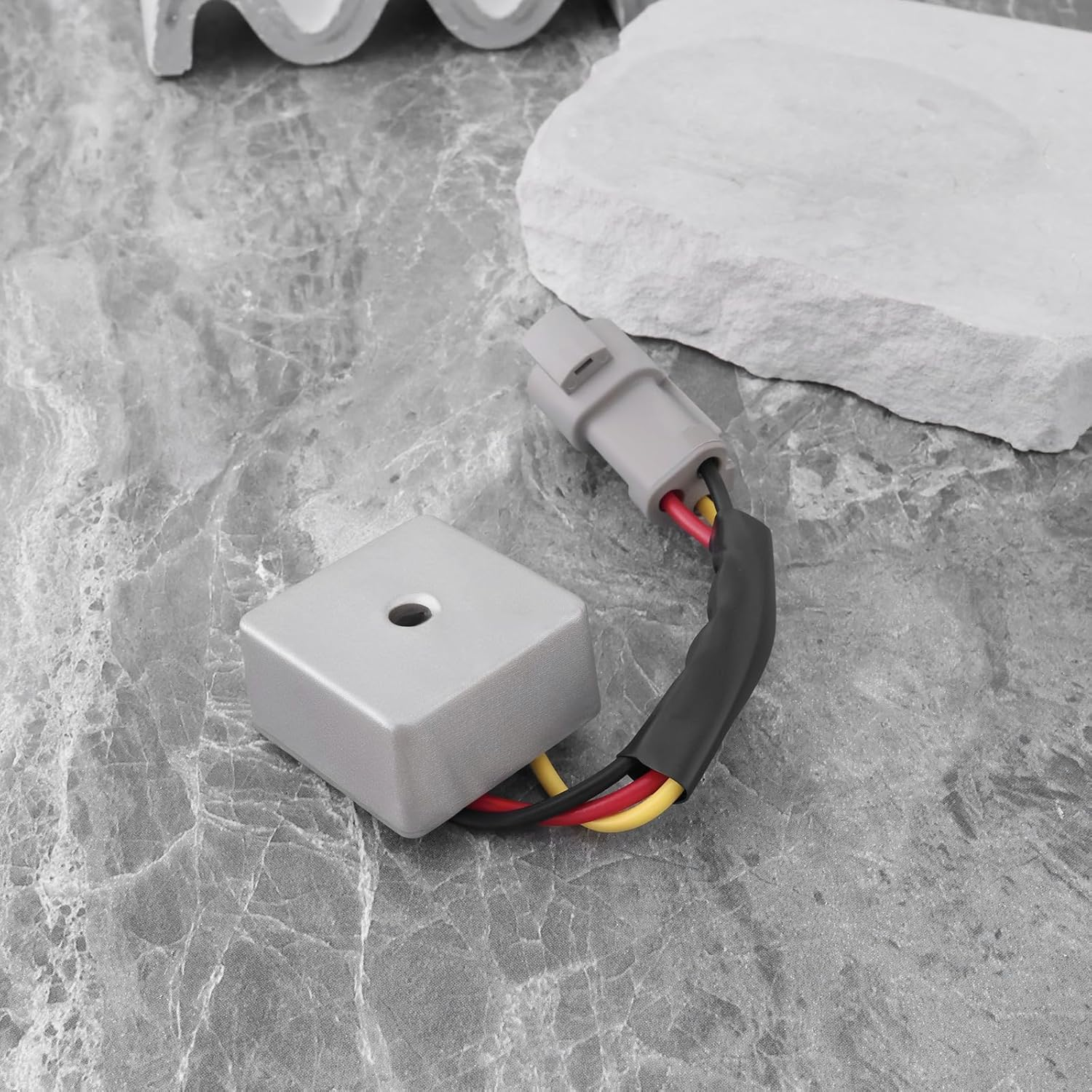 Emagtech 1Pc 12 Volt Voltage Regulator Rectifier Replacment 1025159-01 1028033-01 Compatible with Club Car 2004-Up Precedent 4-Cycle Gas Golf Cart image number 2