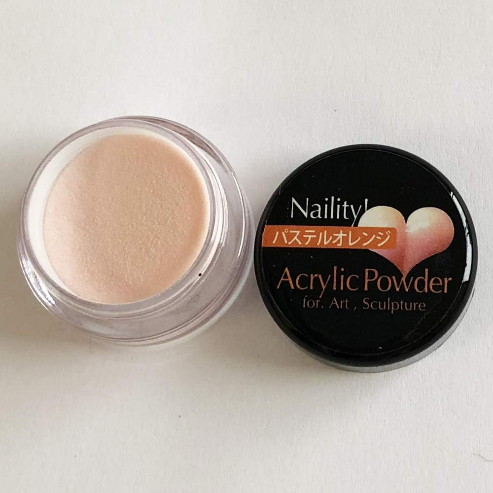 Nature! Nail Powder Acrylic Color Powder Clear Orange 0.1 Oz (3 G) image number 3