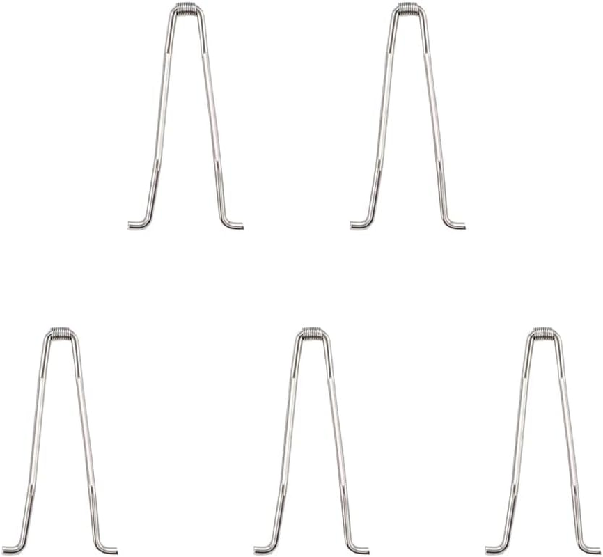 Torsor 5 Pack Toenail Clippers Spring Toe Nail Trimmer Torsion Springs Replacement Snap Shrapnel Clip Universal Manicure Pedicure Nail Cutter Clippers Heavy-Duty Grooming Tool Parts Replace