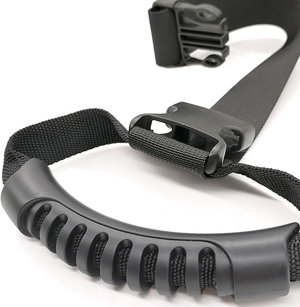 2PCS Car Grab Handle,Car Accessories Auto Cane Grab Handle Adjustable Standing Aid Safety Handle,Universal for Most Car,Truck, Suv(Black)