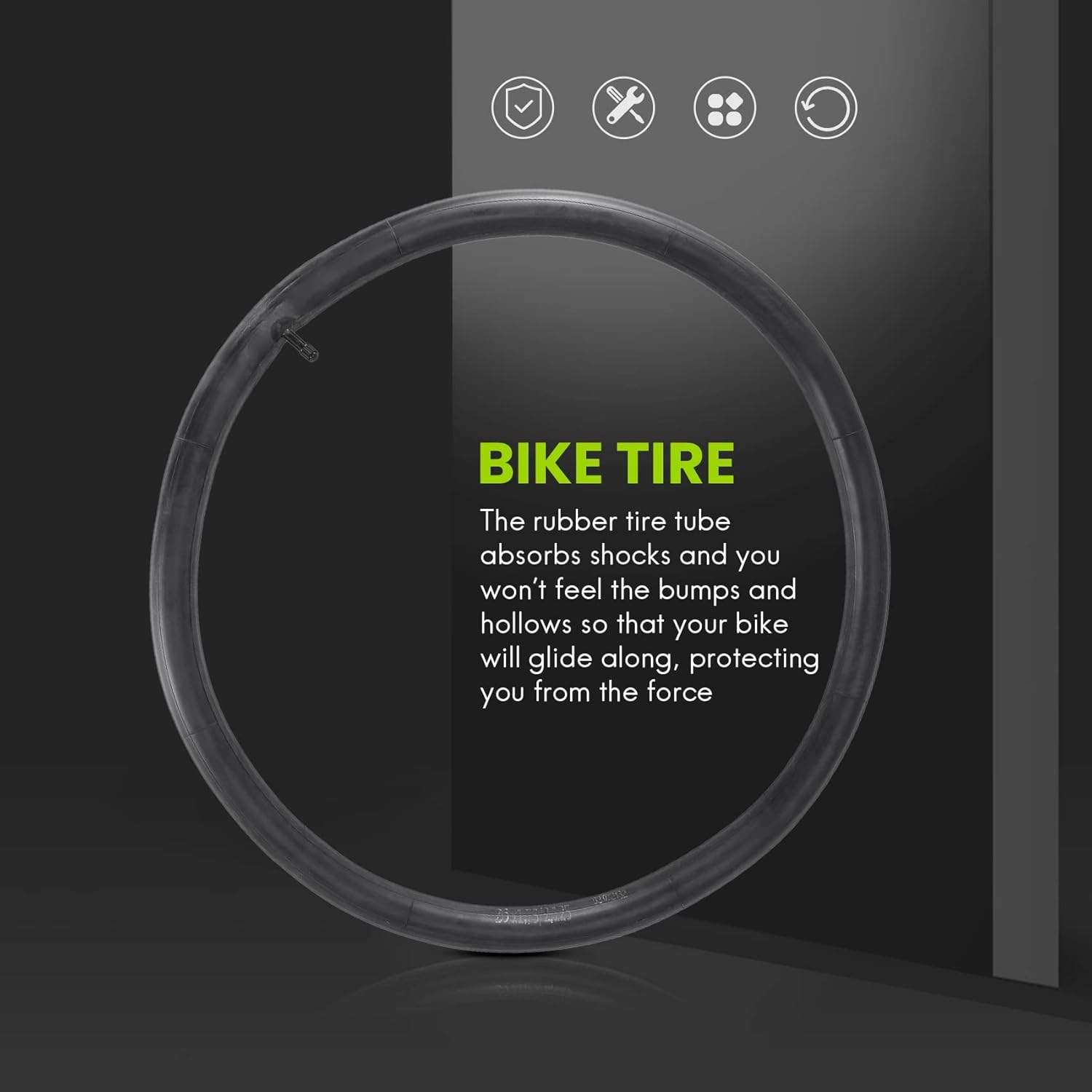 Pvcqjkd Bike Inner Tube 26X1.75/2.125 Bicycle Inner Tubes Replacement Bike Interior Tire with 2 Tire Levers,2 Pack image number 4