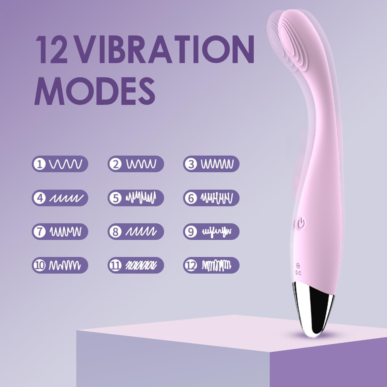 Female Masturbator G-Spot Vibrator and Clitoral Stimulator - 10 Modes Finger Design, Waterproof, Good for Nipple and Anal Play - Rechargeable Adult Sex Toy for Women and Couples - Sex Toy image number 1