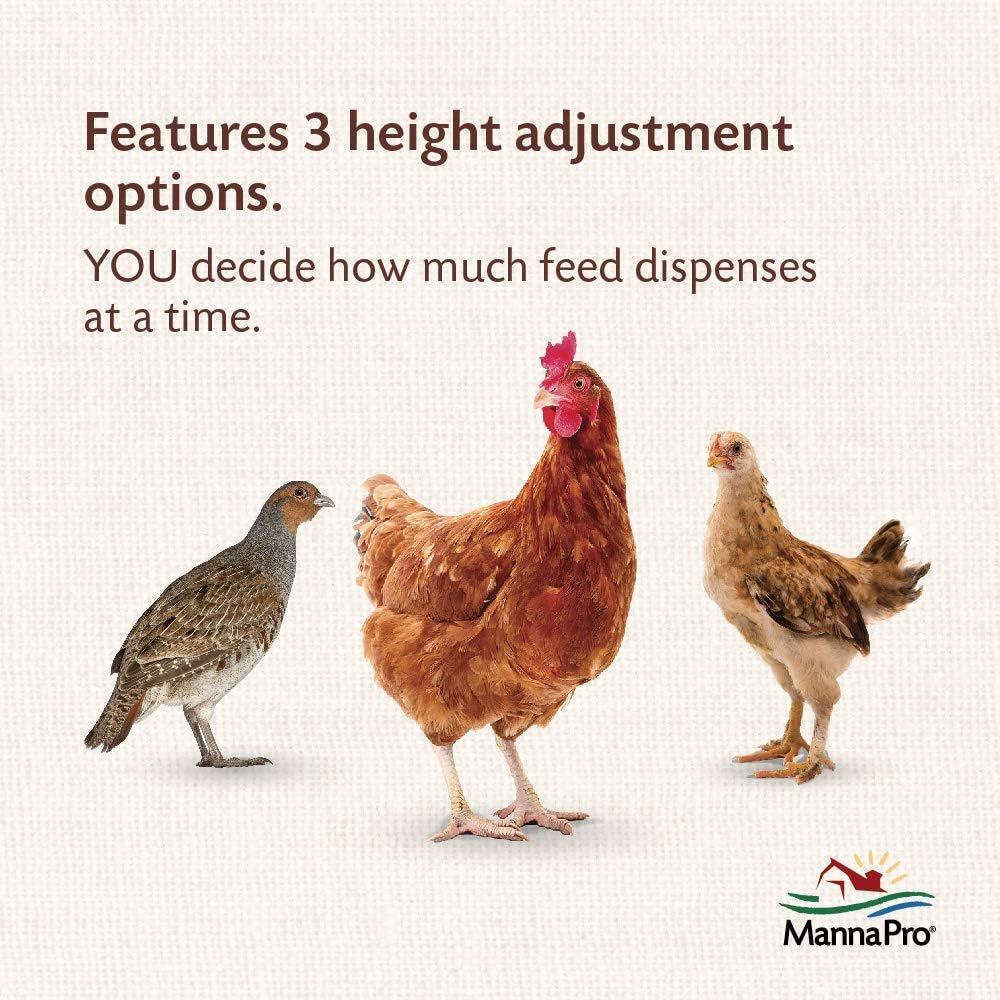 Harris Farms 1000293 Galvanized Hanging Poultry Feeder, 15 Lbs, Metal image number 4