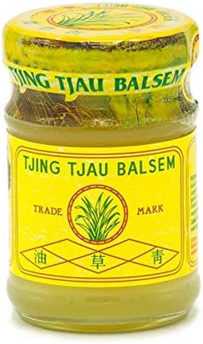 Tjing Tjau Balsem Kuning Yellow Balm, 36 Gramme (Pack of 4)