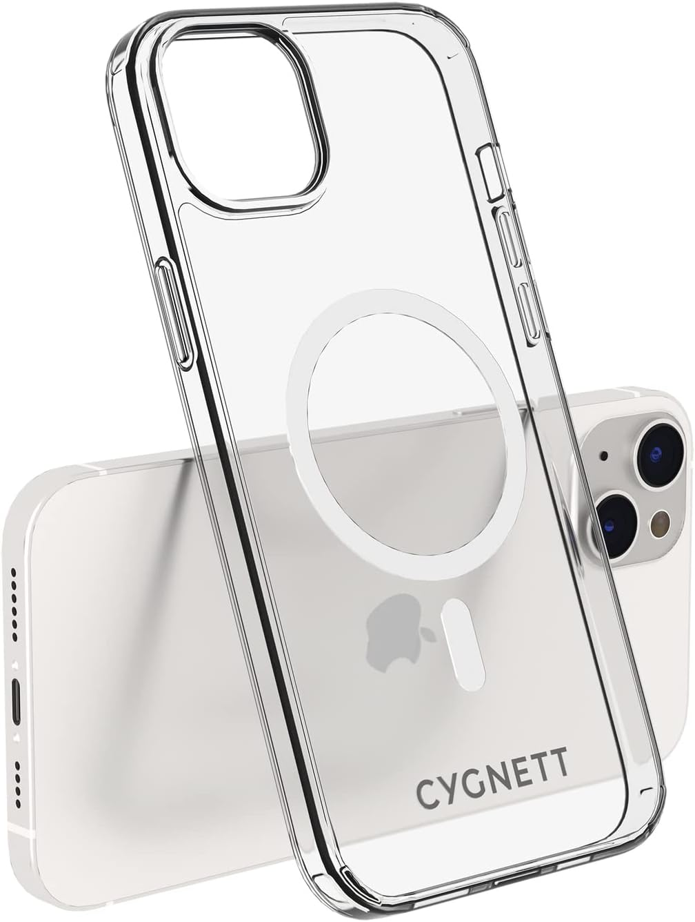 Cygnett Aeromag Protective Case for Apple Iphone 14 Plus, Clear image number 3