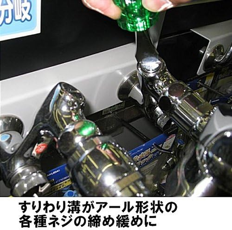 トップ工業(TOP工業) TOP TRD-45 Coin Screwdriver, Stubby Type, Ear-Shaped Tip, Camera Battery, Closed, Tsubamesanjo, Made in Japan image number 3